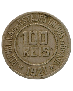 Brasil 100 Réis 1921