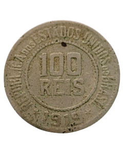 Brasil 100 Réis 1919