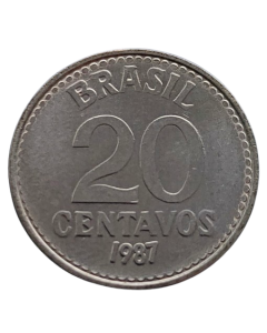 Brasil 20 Centavos 1987