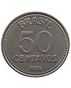 Brasil 50 Centavos 1986