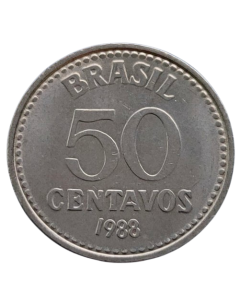 Brasil 50 Centavos 1988