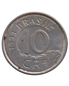 Brasil 10 Cruzeiros Reais 1993 - Tamanduá