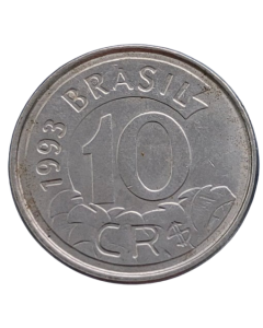 Brasil 10 Cruzeiros Reais 1993 - Tamanduá