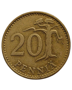 Finlândia 20 pennya 1965