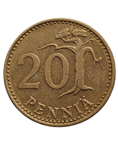 Finlândia 20 pennya 1974
