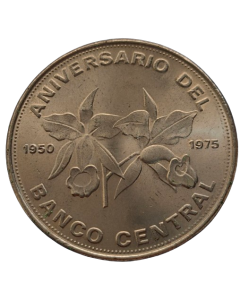 Costa Rica 20 Colones 1955 - 25º Aniversário Banco Central