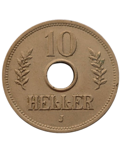 África Oriental Alemã 10 Hellers 1910