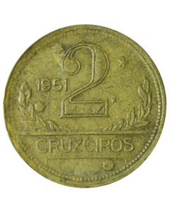 Brasil 2 Cruzeiros 1951