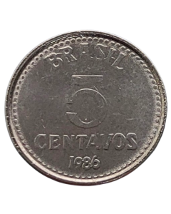 Brasil 5 Centavo 1986