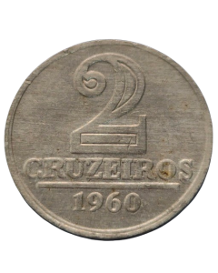Brasil 2 Cruzeiros 1960