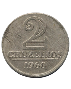 Brasil 2 Cruzeiros 1960