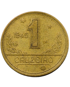 Brasil 1 Cruzeiro 1945  - Sem Sigla