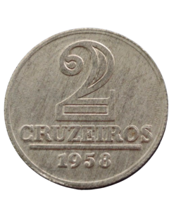Brasil 2 Cruzeiros 1958