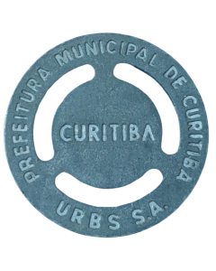 Brasil - Ficha de Transporte Municipal de Curitiba