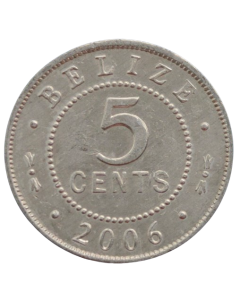 Belize 5 Cents 2006