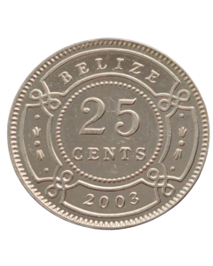 Belize 25 Cêntimos 2003