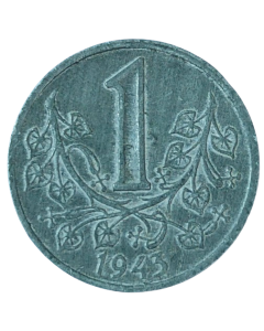Boêmia e Morávia 1 coroa 1943