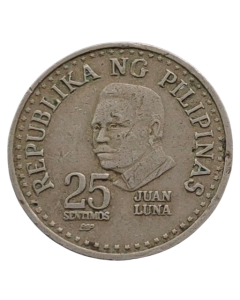 Filipinas 25 Sentimes 1981
