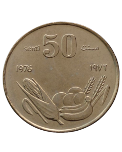 Somália 50 Senti 1976