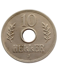África Oriental Alemã 10 Hellers 1909
