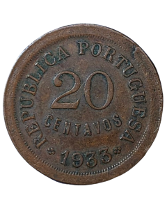 Guiné-Bissau 20 Centavos 1933
