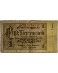 Alemanha 1 Rentenmark 1937 