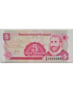 Nicarágua 5 Centavos de Córdoba 1991