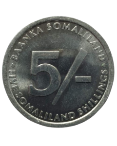 Somalilândia 5 Shillings 2005 FC