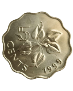 Suazilândia 5 Cêntimos 1999 FC