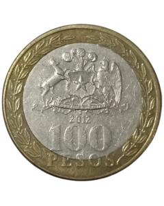 Chile 100 Pesos 2012