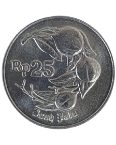Indonésia 25 Rúpias 1996 FC