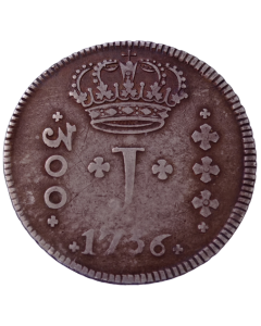 Brasil 300 Réis "J" 1756 B - Prata