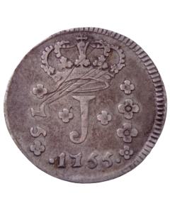 Brasil 75 Réis "J" 1755 R - Prata