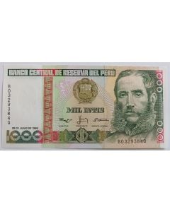 Peru 1000 Intis 1988 FE
