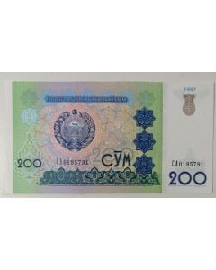 Uzbequistão 200 So'm 1997 FE