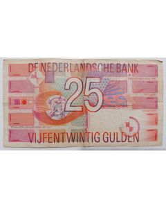 Holanda 25 Gulden 1989