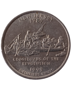 Estados Unidos ¼ dólar 1999 - Nova Jersey State Quarter