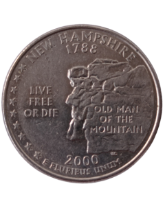 Estados Unidos ¼ dólar 2000 P - New Hampshire State Quarter