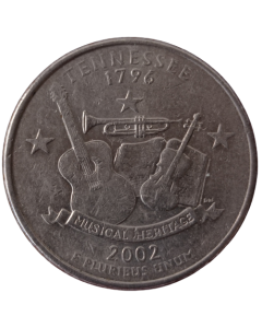 Estados Unidos ¼ dólar 2002 - Tennessee State Quarter