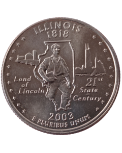 Estados Unidos ¼ dólar 2003 - Illinois State Quarter