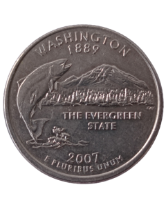 Estados Unidos ¼ dólar 2007 - Washington State Quarter