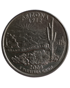 Estados Unidos ¼ dólar 2008 P - Arizona State Quarter