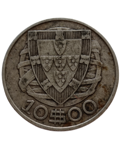 Portugal 10 Escudos 1932 - Prata