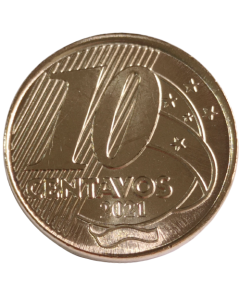 Brasil 10 centavos 2021 FC 