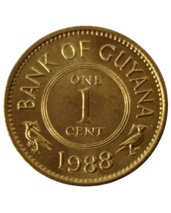 Guiana 1 Cêntimo 1988 FC