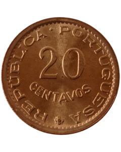 Moçambique 20 Centavos 1974 FC