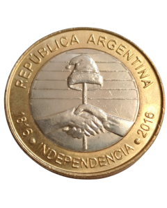 Argentina 2 Pesos 2016 - 200º aniversário - Independência