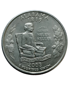 Estados Unidos ¼ dólar 2003 - Alabama State Quarter