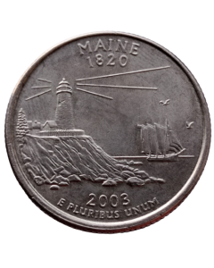 Estados Unidos ¼ dólar 2003 P - Maine State Quarter