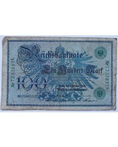 Alemanha 100 Mark 1908 - 